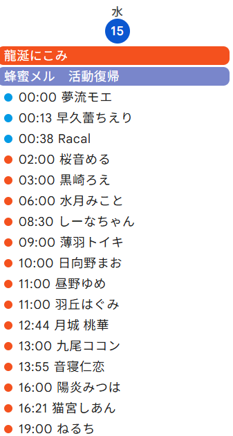 v_stream_check's tweet photo. 7/15 https://t.co/uuF3rYJp7w