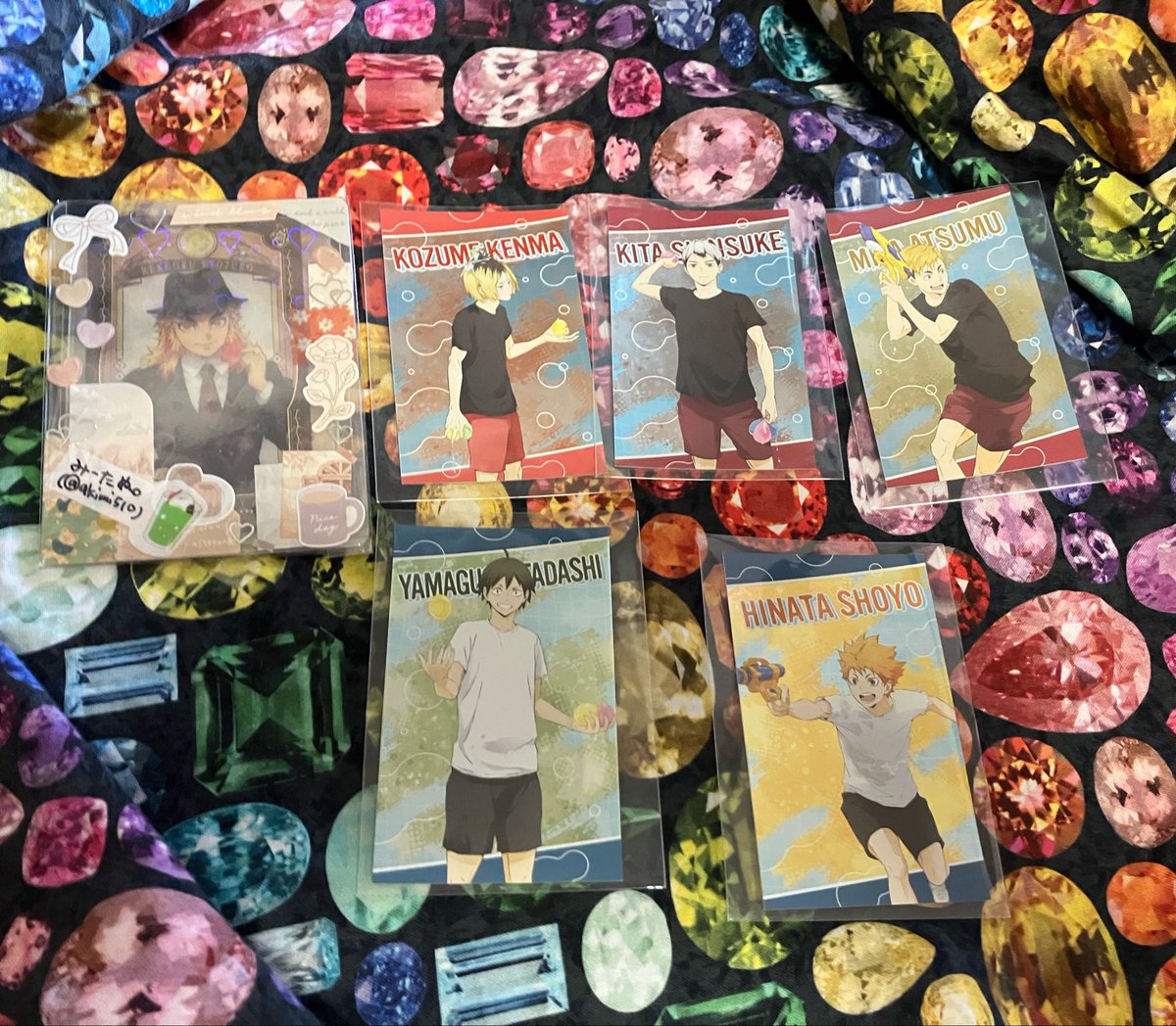 RT @akimi510: 【交換/譲渡】ハイキュー メタルカード 水鉄砲 譲→孤爪