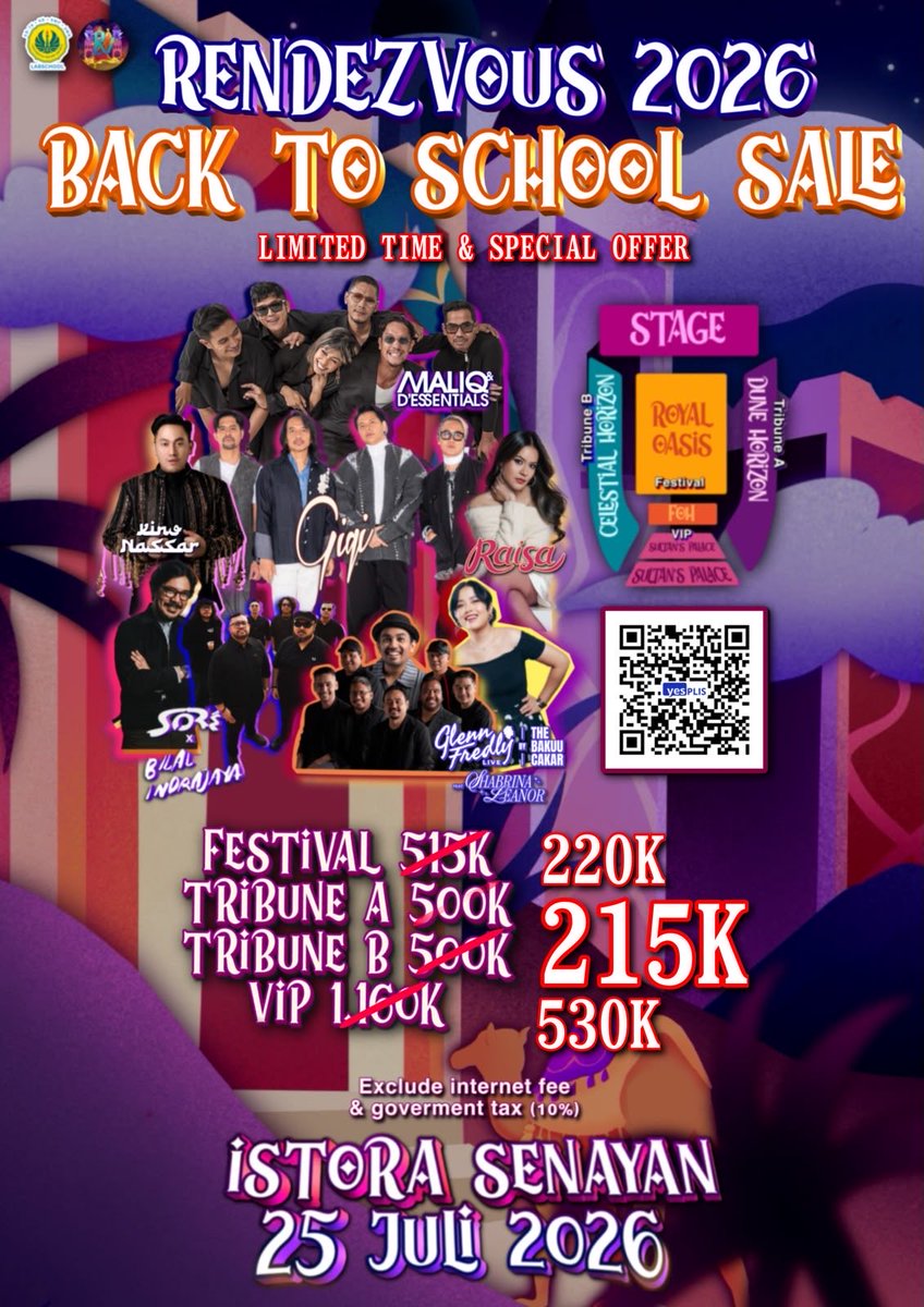 rendezvous2026's tweet photo. @backburnerzel nah kebetulan banget kak, rendezvous hadirr bersama raisa yang bakalan nemenin kakak sing along di istora nanti lohh 👀🙌🏻 https://t.co/ND9a6mlKjb