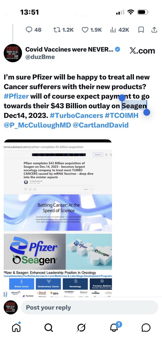 duzBme's tweet photo. @angelovalidiya #PfizerKnew that their experimental Covid vaccine could cause cancer. It’s in the #PfizerDocuments they wanted hidden for 75 years. Create the problem and offer a treatment. Win Win for #Pfizer 😡#Seagen https://t.co/tAPnet4xGW
