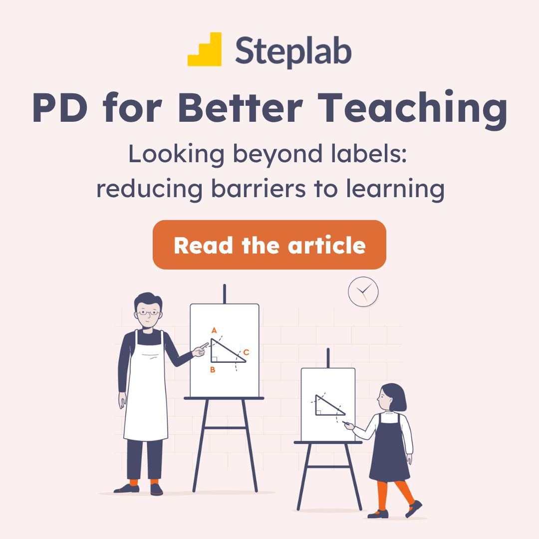 Steplab_co's tweet photo. A label doesn’t always tell a teacher what to do next.

Abbie Williams and Krissy Yates explore four common barriers to learning - and how understanding them can help teachers make more responsive, inclusive classroom decisions.

Read more: https://t.co/3oDBKhDtJW https://t.co/tkZxogVu83