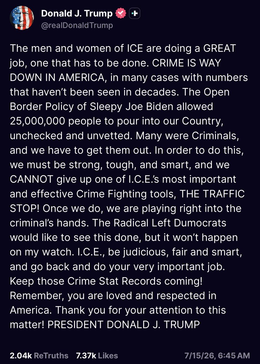 RonFilipkowski's tweet photo. Susan Collins assured the people of Maine yesterday that she persuaded Markwayne Mullin to stop ICE traffic stops. Trump overruled her. https://t.co/21gGhcoLcj