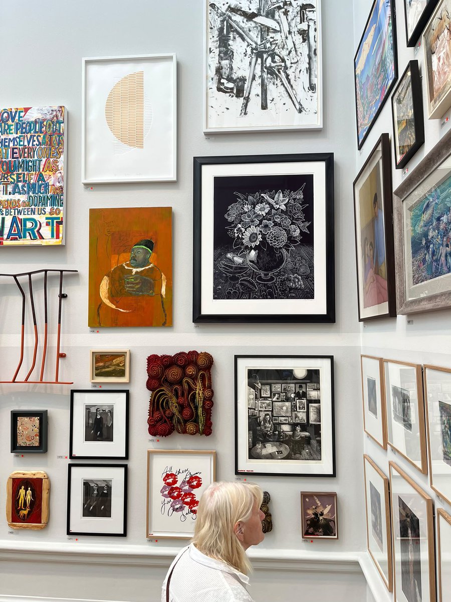 AdeAdesinaink's tweet photo. Happy to have “Contemplation” in this year Royal Academy of Arts, Summer Exhibition 2026. Hanging in Gallery VIII. #printmaking #adeadesina #rasummerexhibition #london #linocutprint https://t.co/eSfiON70MI