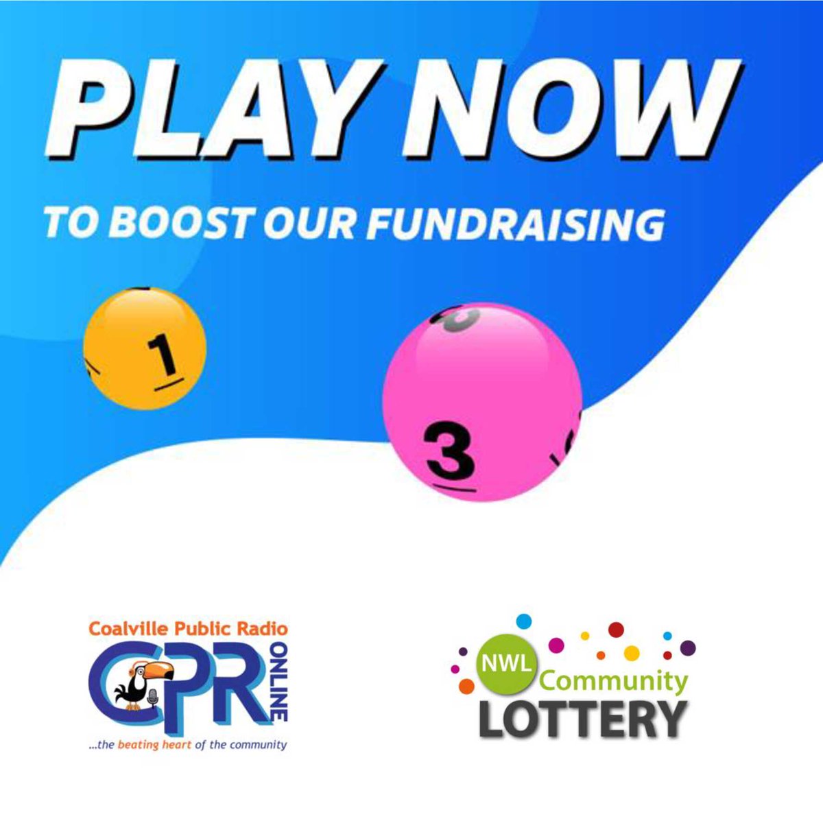 CoalvillePR's tweet photo. The NW Leics Community Weekly Lottery supports local good causes within the district.
Tickets are £1 &amp; you have the chance to win up to £25k &amp; support Coalville Public Radio too.
60% of proceeds go to local charities and community groups.
Results on: https://t.co/PYbqZzHHkw https://t.co/xhHlL1wdxG