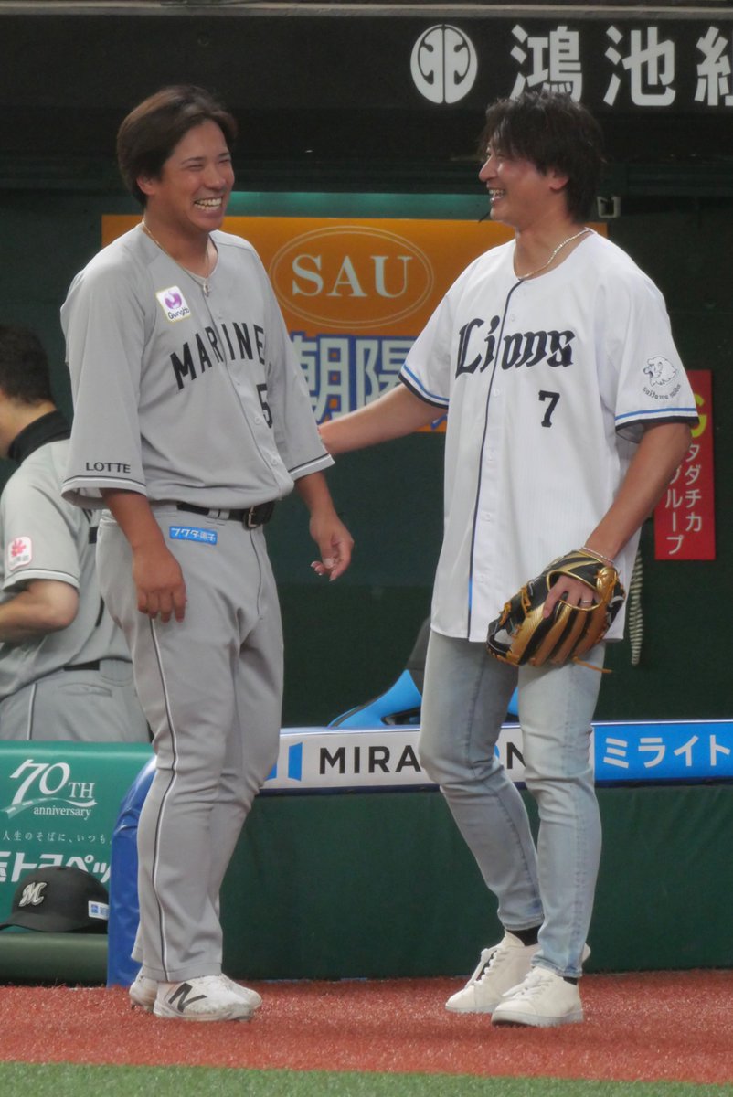 matsuotter's tweet photo. @TEAM_NEKO_7 始球式楽しそうでした🌟試合も勝ってよかったです！ https://t.co/GHeyKXHbTl