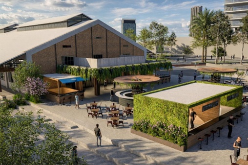 santiagasu's tweet photo. 🏗️🇵🇾 El Puerto de Asunción dejará de ser lo que conocemos

🎳 Tendrá bowling, gimnasio y Sport Bar

🍽️ Sumará restaurantes, cafeterías y comercios

🎤 También un enorme centro para conciertos y eventos

🧵 Abro hilo...