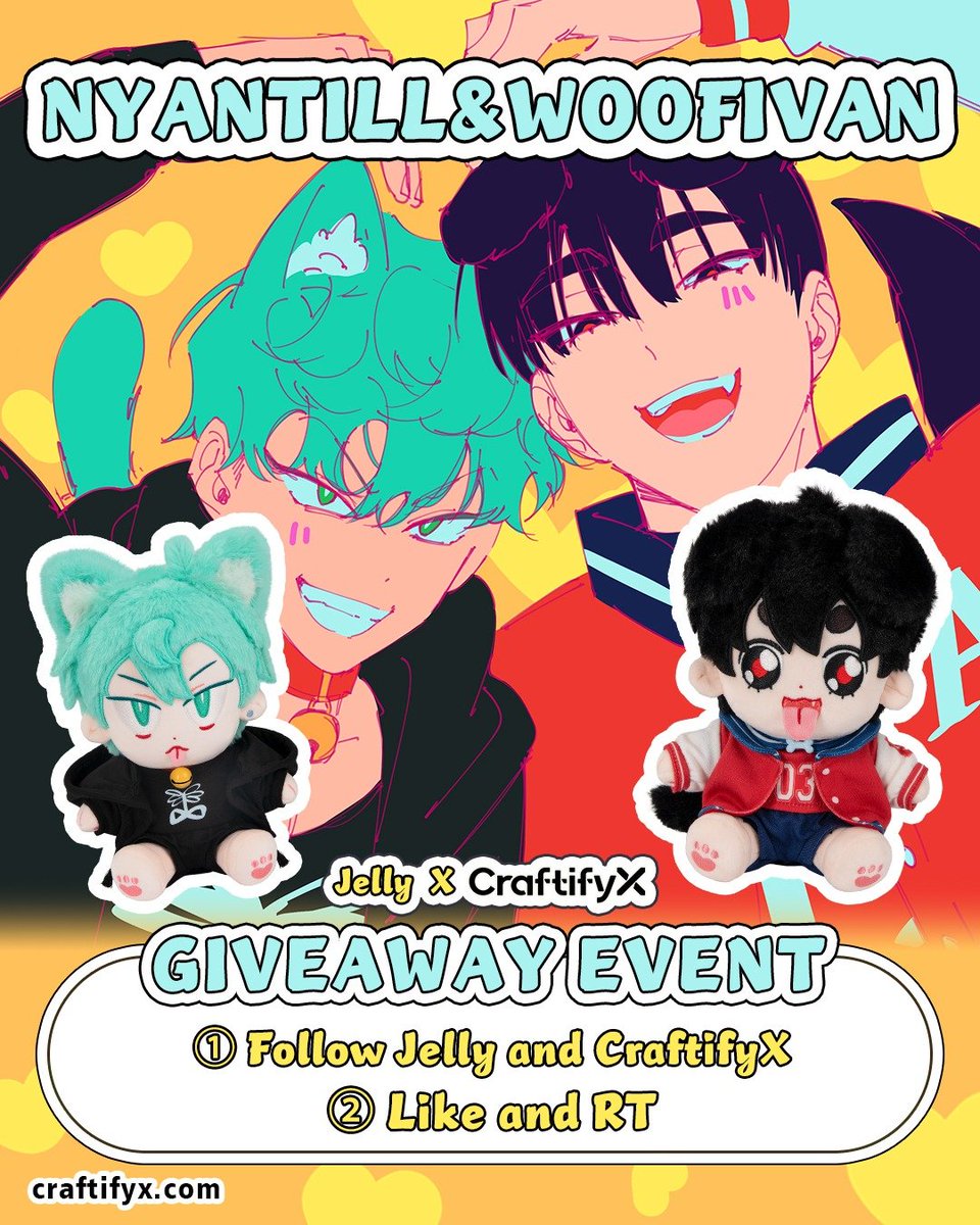 BakedMPotato's tweet photo. [RTs💕] GIVEAWAY TIME!!!

Want to win a free IVTI plushie? Check out how to enter below ⬇️⬇️⬇️

#ivantill https://t.co/3aNqTXJrbZ