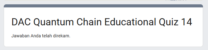 revidhooo's tweet photo. DAC Educational Quiz 14 is now live @dac_chain

Earn 30 points just for participating, plus an extra 10 bonus points for getting every answer correct.   

Event Deadline:   
Friday, July 17, 2026 10:00 PM https://t.co/Gu3dJLwFQt