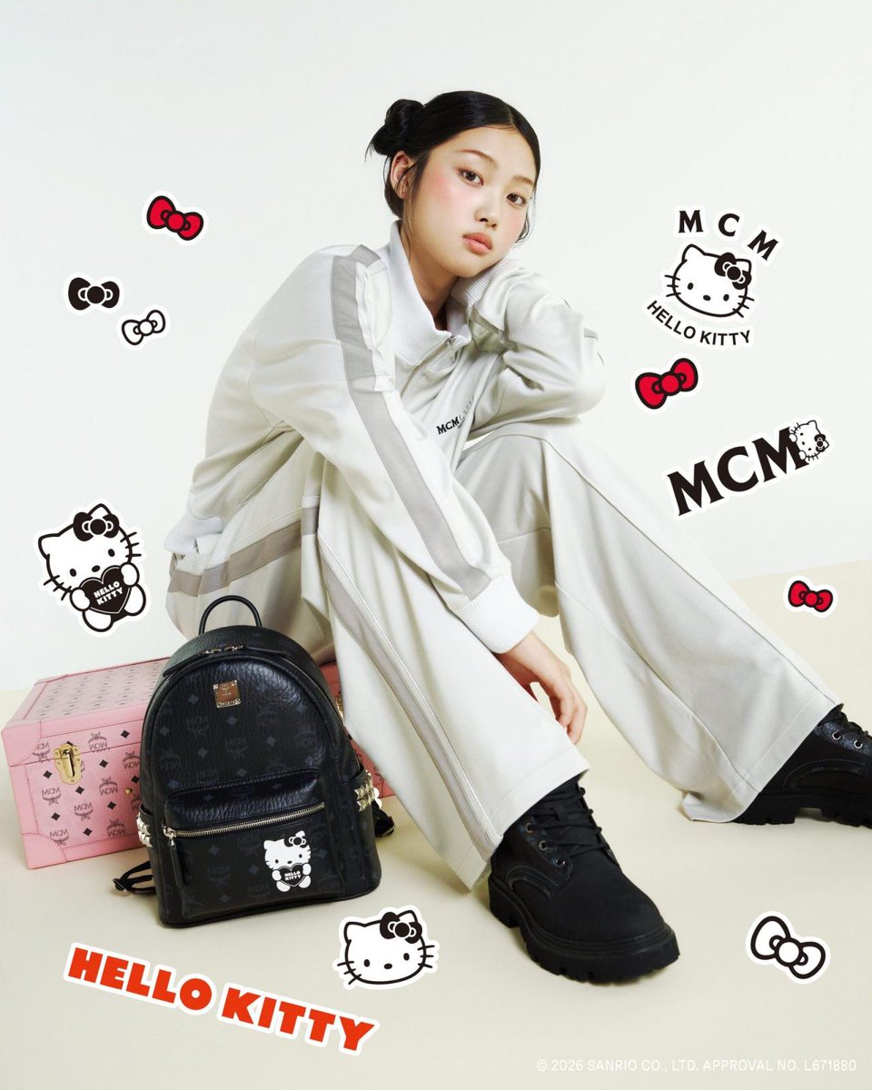 wwd_jp's tweet photo. 【ニュース】「MCM」×「ハローキティ」カプセルコレクション第2弾　ポップアップも開催
https://t.co/O0PLmf6yjA https://t.co/jw3PXWIvXr