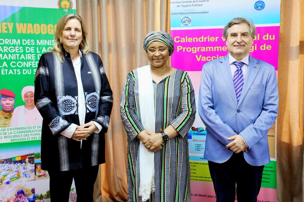 UEauMali's tweet photo. L'Ambassadeur de @UEauMali a été reçu ce mardi par le Médecin Colonel-major Assa Badiallo Touré, Ministre de la Santé et du Développement social. La rencontre a permis à Alberto Cerezo de réaffirmer la solidité et la continuité du partenariat humanitaire entre l'UE et le Mali. https://t.co/vy8K17Y8Km