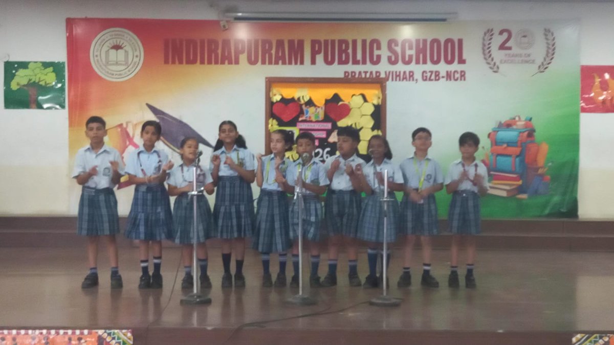 IPSPV's tweet photo. ๐ค International Friendship Day Celebration
Grade II students celebrated International Friendship Day with a special assembly, spreading the message of kindness, trust, respect, and togetherness through heartfelt songs, and vibrant dance performances.
#IPSPV #FriendshipDay https://t.co/lvlqZnsIDF
