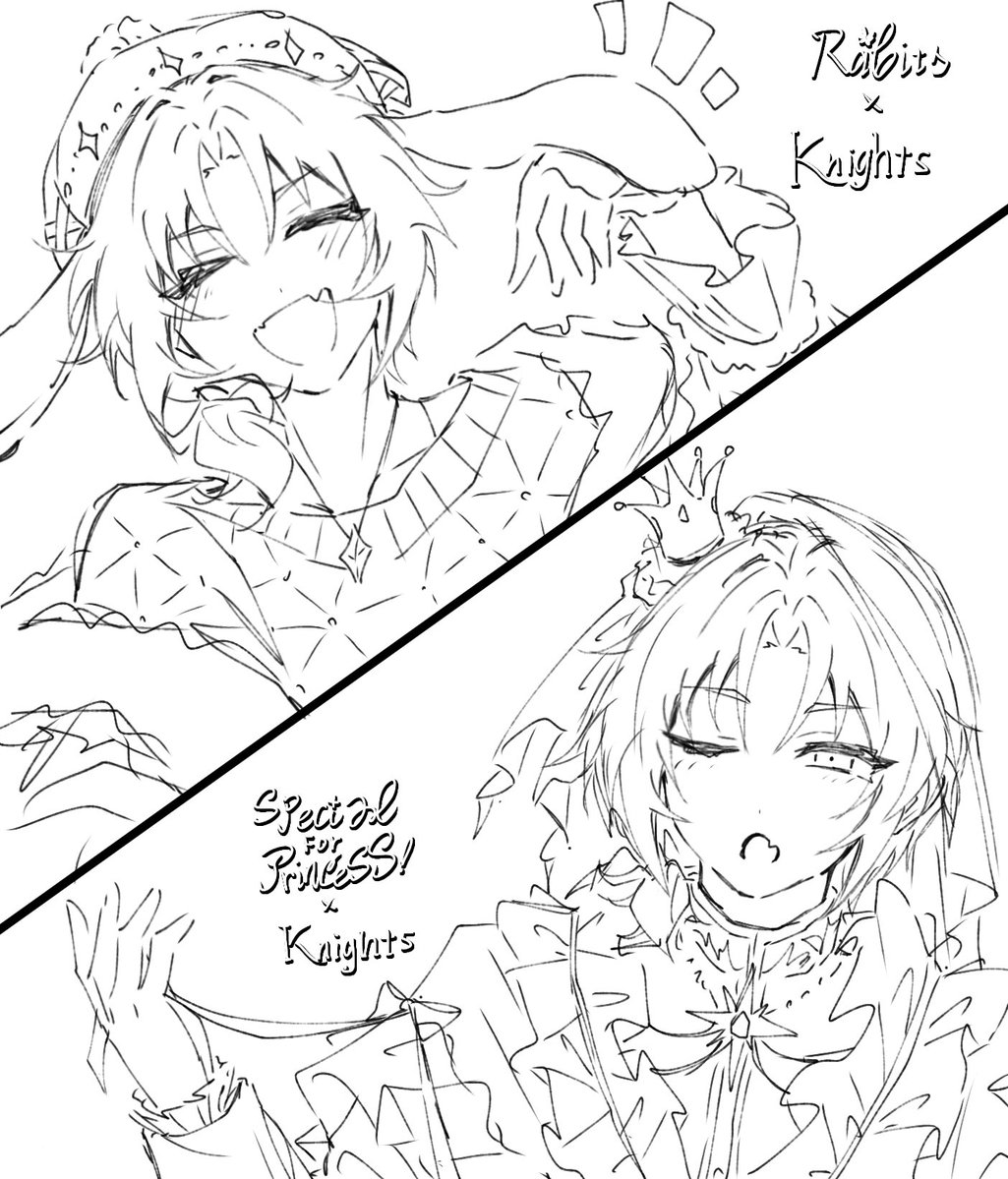 MC5552277's tweet photo. ナイツ×ラビのイベがないってこと信じてないから衣装予想(妄想)しとくね
可愛いのがいいな… https://t.co/b0Z9p8uAU4