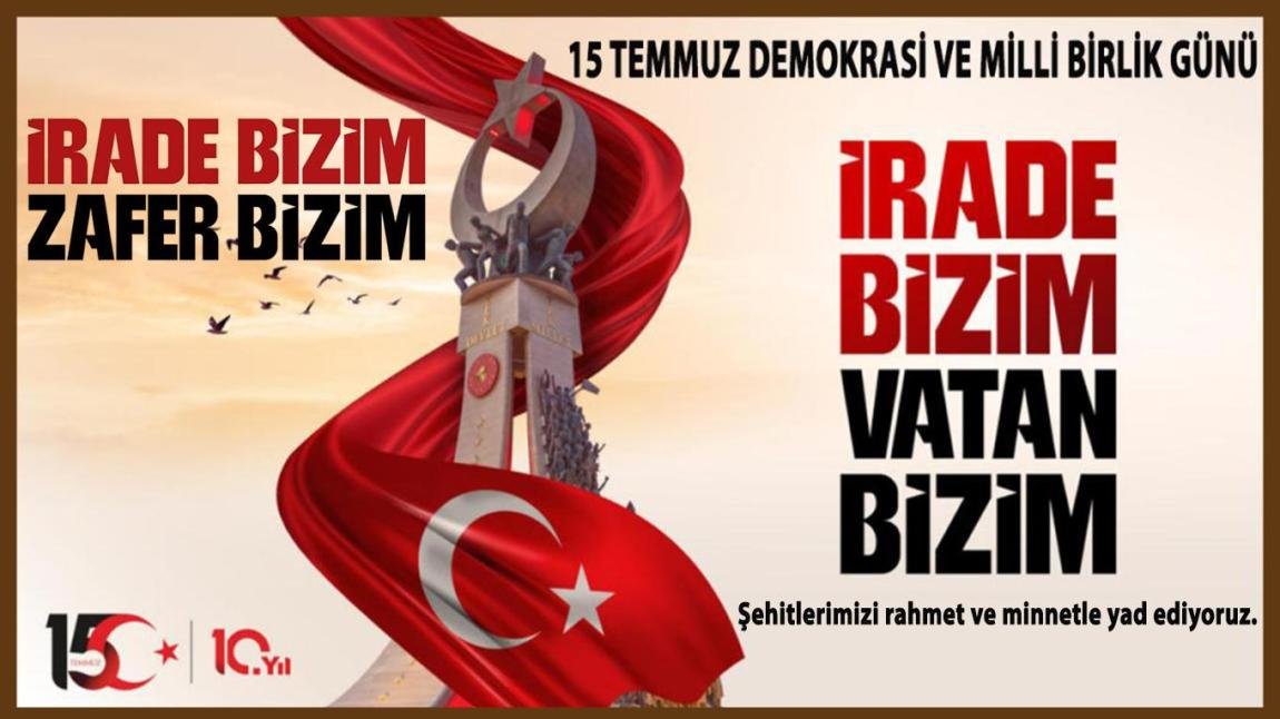 TosyaMAEO's tweet photo. 🇹🇷15 TEMMUZ DEMOKRASİ VE MİLLİ BİRLİK GÜNÜ KUTLU OLSUN🇹🇷
🇹🇷İRADE BİZİM
🇹🇷ZAFER BİZİM
#15Temmuz
Detaylar bağlantıda 👇 
https://t.co/sa1wVUSc4p https://t.co/5jUbdQMD1X