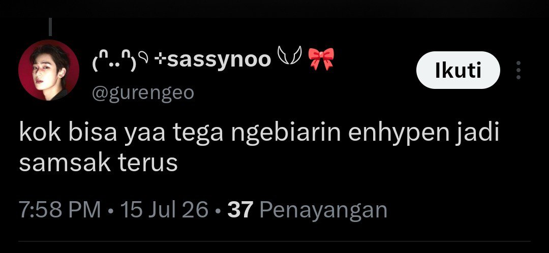 Nnss277's tweet photo. bro pikir hs jga ga jdi samsak sama sekeliknya https://t.co/oREcuyN1Rl