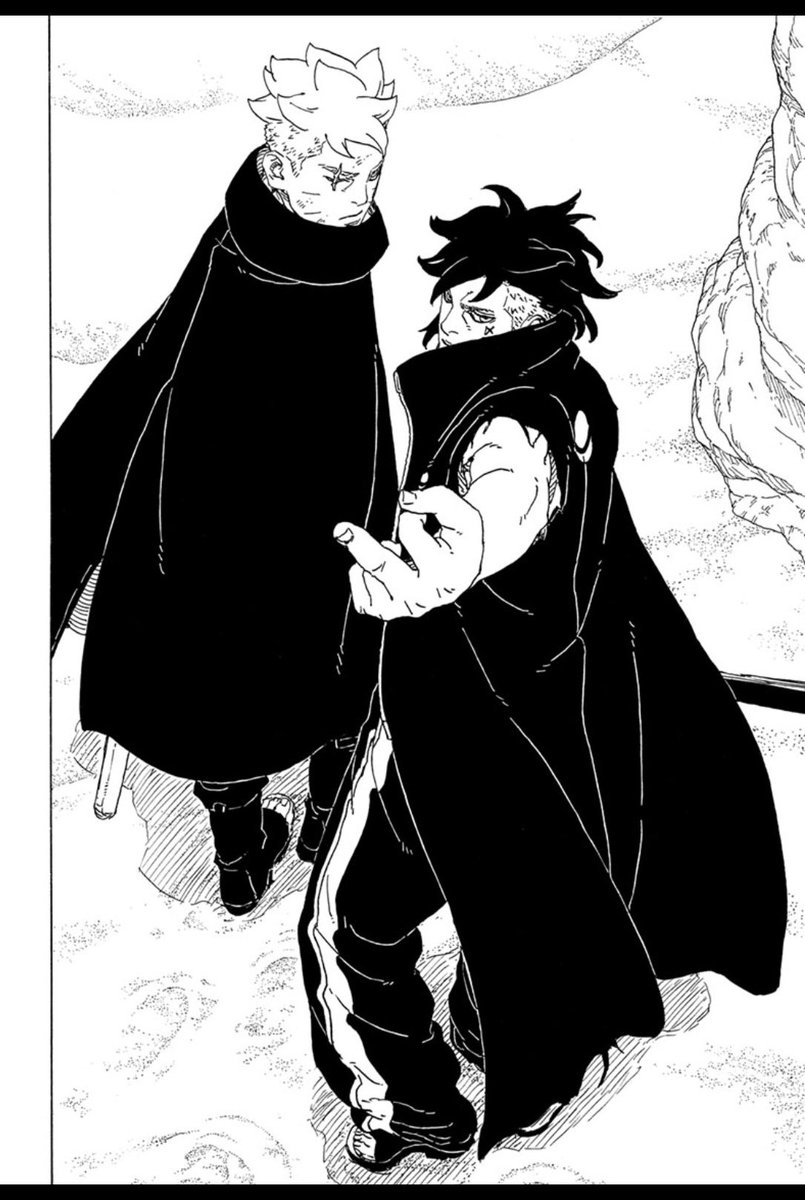 bluare_'s tweet photo. @Boltsxk Why are we acting like Boruto isn’t one of the edgiest parts to come out of Naruto. That’s like… literally his whole point 😂. If you wanna get on a MC or story for being edgy… that’s LITERALLY Boruto. Karma is just a lame version of Ichigo’s hollow powers. https://t.co/o7EtxorXoT