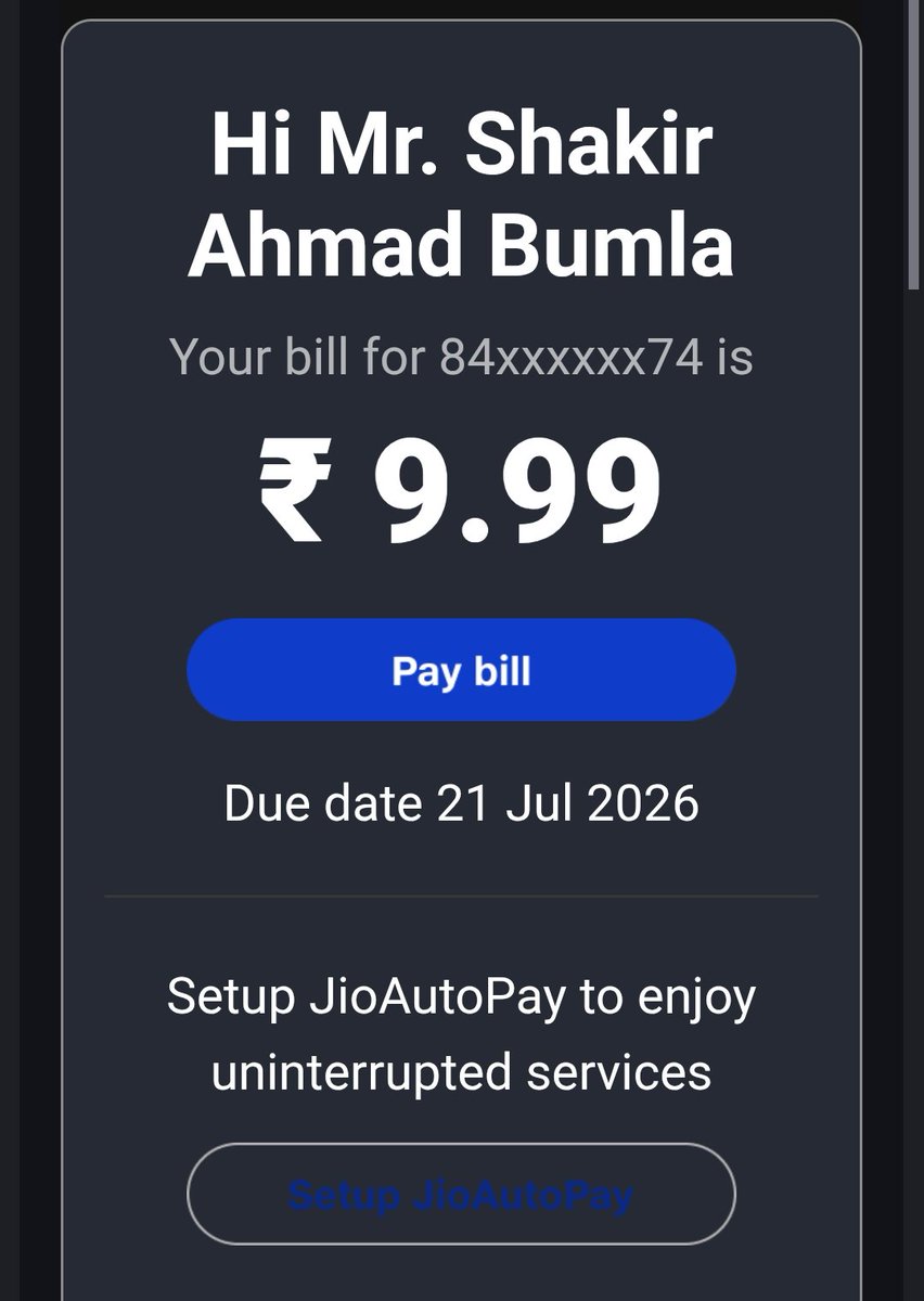 Shakir_HC's tweet photo. @JioCare @JioCare @reliancejio 

Here comes other one from You folks. Can you please remove me email id for this phone and stop using my email id without my Authorization https://t.co/s0e3ZIYEpr