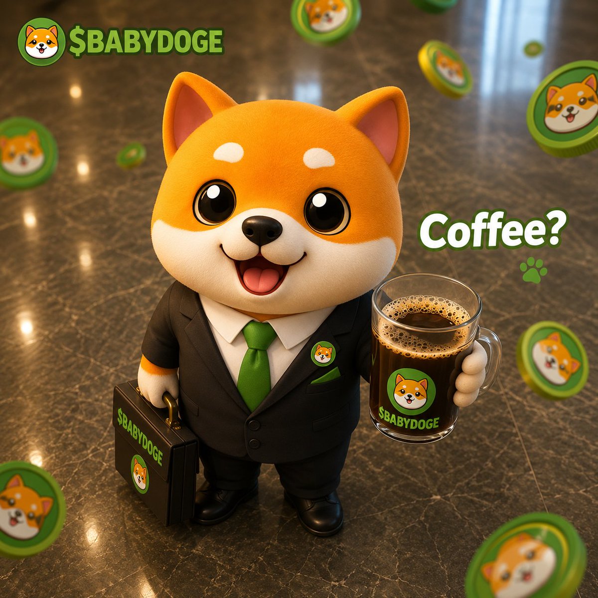 BabyDogeDaily's tweet photo. gm $BABYDOGE ☕︎ ☀️ https://t.co/G8jhZru0F9
