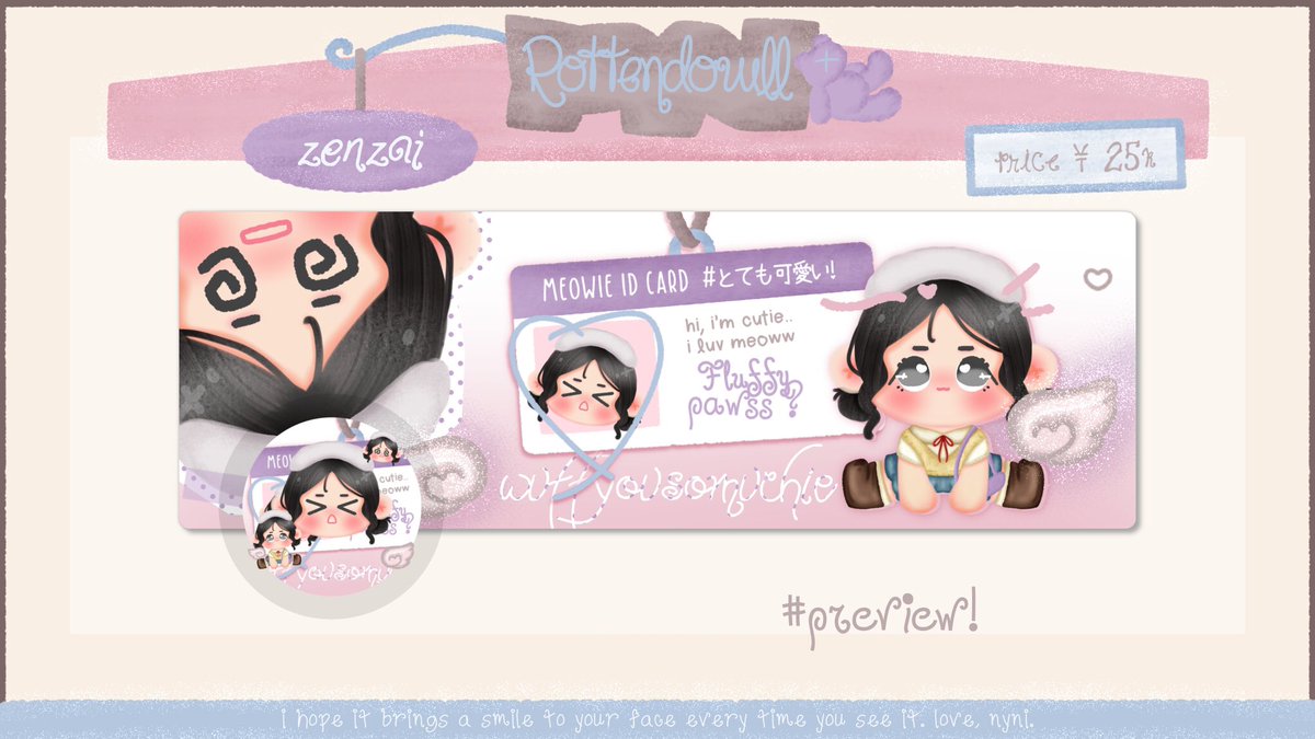 rhapsopurdy's tweet photo. 🍭 help repost . . thankies!
aku punya 8 layout chibi ready stock yang siap diculik melalui DM atau tele https://t.co/Ld4iMXTP2p 🍮

🧁 25.000
🧁 free retext &amp; recolor
🧁 resize wabis +3k
🧁 bundle 40k

#bealanja https://t.co/zyxevFzSTX