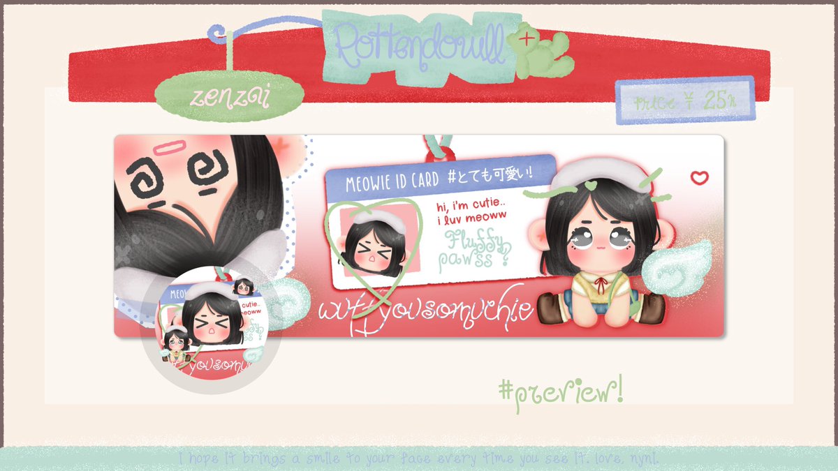 rhapsopurdy's tweet photo. 🍭 help repost . . thankies!
aku punya 8 layout chibi ready stock yang siap diculik melalui DM atau tele https://t.co/Ld4iMXTP2p 🍮

🧁 25.000
🧁 free retext &amp; recolor
🧁 resize wabis +3k
🧁 bundle 40k

#bealanja https://t.co/zyxevFzSTX