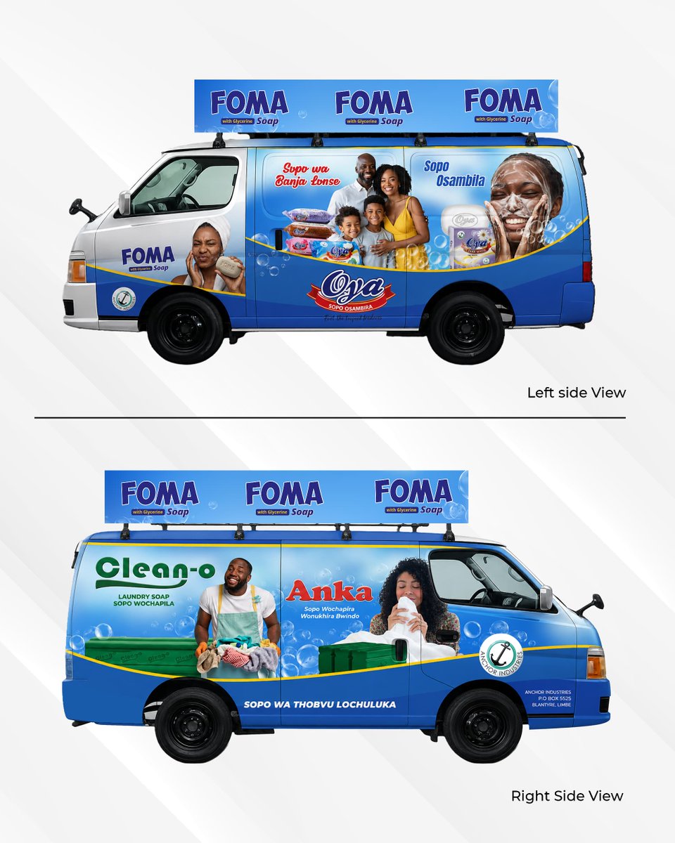 Sept_Designz's tweet photo. Proud to showcase another branding project completed by September Designz. We had the privilege of branding a minibus for Anchor Industries Malawi, delivering a clean, professional vehicle wrap that brings their brand to life on the road.

#VehicleBranding #CarWrap #FleetBranding https://t.co/JWBg36I7L6