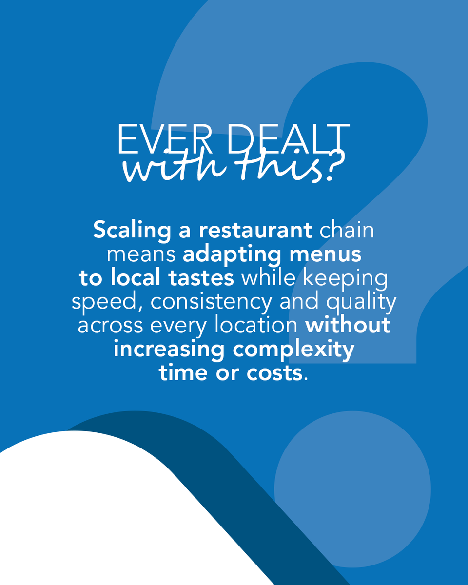 AliGroupFS's tweet photo. 🚀 Scaling a restaurant chain isn’t just about opening more locations. The real challenge is maintaining efficiency and consistency as menus evolve.

💬 Have you faced this challenge?
Follow us to discover how #foodservice operators are solving it.

#AliGroupFS #Welbilt https://t.co/5CFV5hyaQg