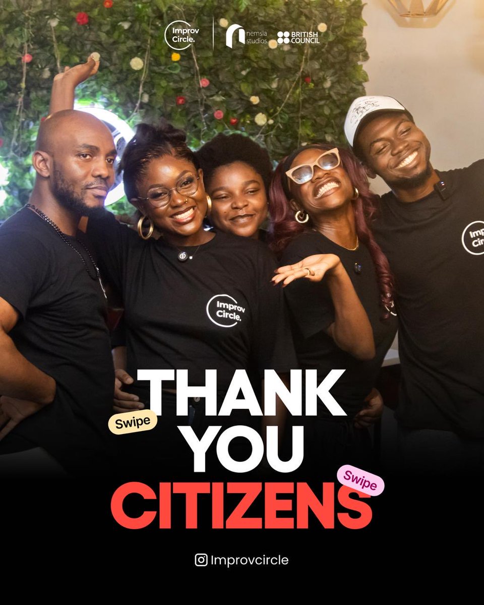 oduwolebayo's tweet photo. -Starred in a stageplay at Immersia by Anthill @AnthillImmersia 
-Passed the laughter around with the funniest improv troupe in West Africa @ImprovcircleNG 
-Launched Saving Cinema with @vandeh_praise 
-Released When Tari Met Voke on YouTube!
(1/2) https://t.co/QATssPQbvq