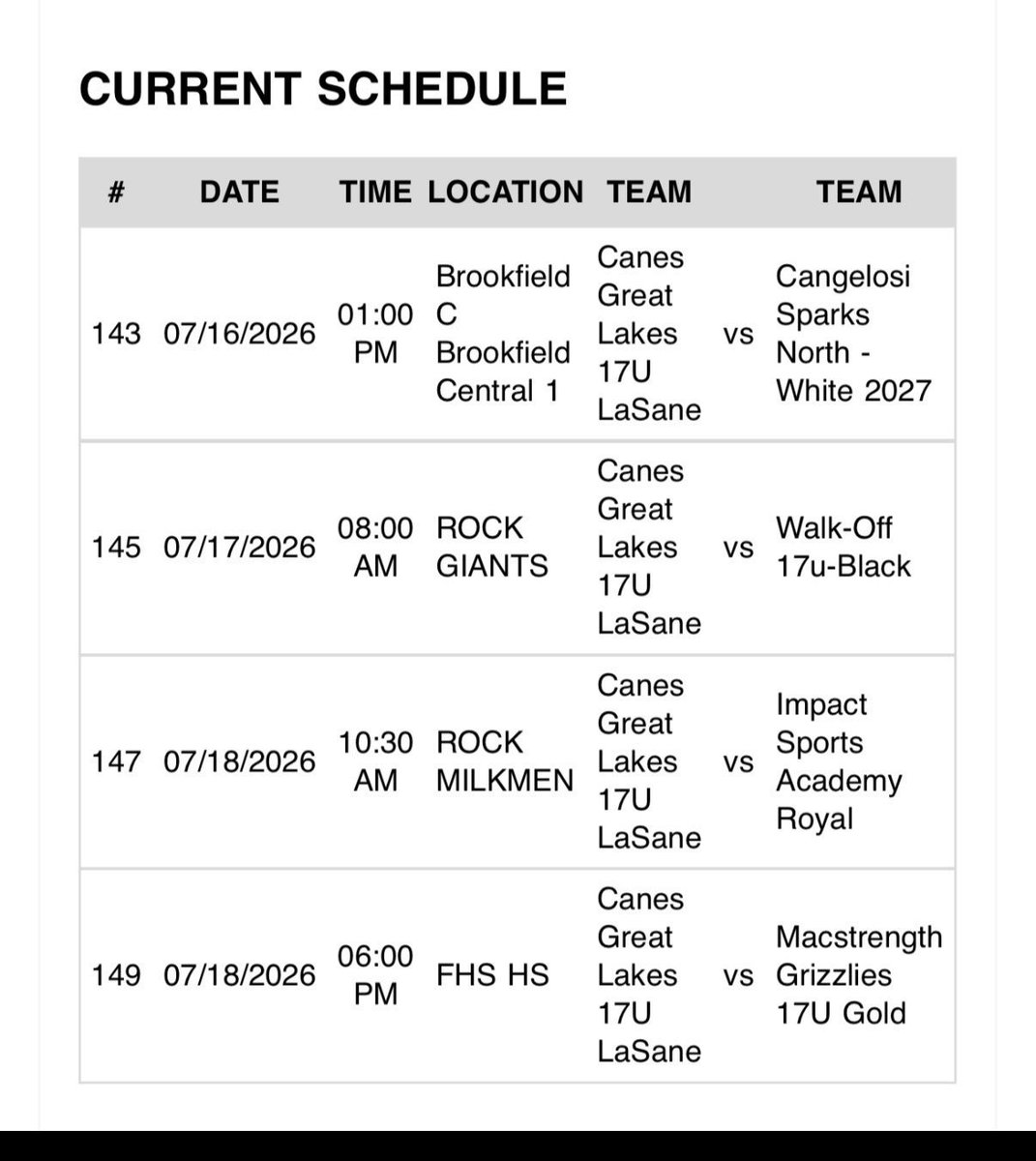 JaxsonTrue's tweet photo. My schedule for this upcoming weekend in Wisconsin. I will be pitching the Saturday game at 6:00 PM https://t.co/BoMimXTY6U
