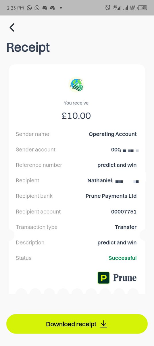 cloutcleaner's tweet photo. Thank you @PrunePayments 💃🏽💃🏽
#Prunepredict &win #Prune #Prunepayments
Reward received with thanks 🙏 https://t.co/D9x30fGLGG