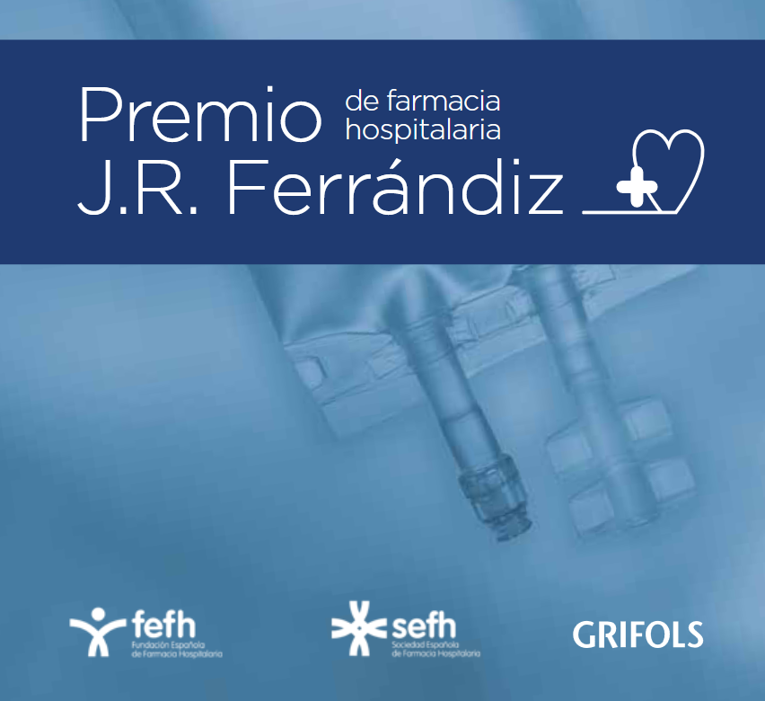 sefh_'s tweet photo. 🏆📚Premios de Farmacia Hospitalaria J.R. Ferrándiz 2026 de sefh/fefh patrocinados por Grifols

✴️Pueden presentarse a la convocatoria todos los trabajos originales y revisiones sistemáticas publicadas durante el periodo de septiembre de 2025 a agosto de 2026 en la revista “Farmacia Hospitalaria” @farm_hosp  o sus equivalentes de las sociedades científicas homólogas de países de Latinoamérica

Convocatoria: https://t.co/kxy0nyDk2g