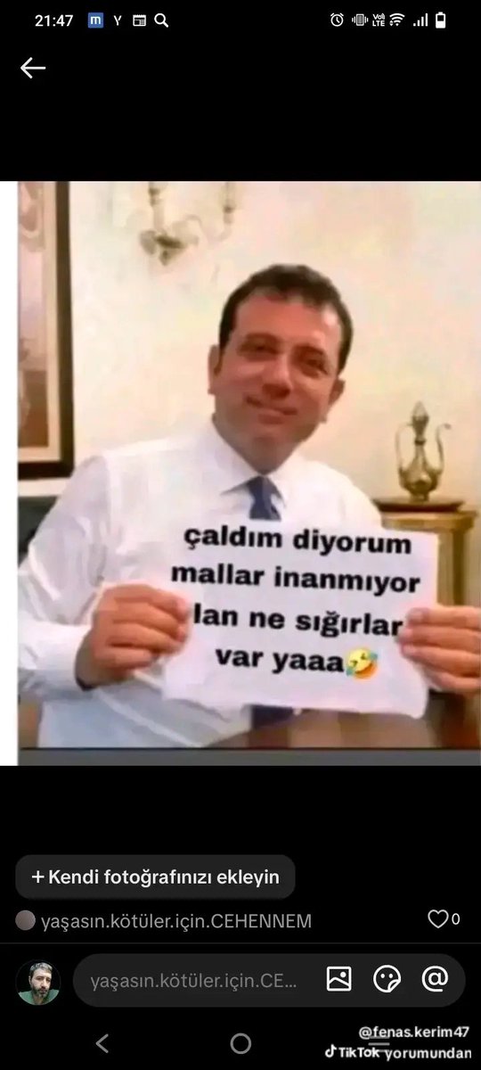 unsal3249's tweet photo. @imamogluhaberrr 🤣😇😅 https://t.co/J2Ra51Ytqd