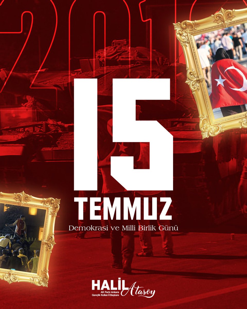 avhalilatasoy's tweet photo. 15 Temmuz; tankların değil, millet iradesinin kazandığı gecedir. 🇹🇷

O destan, şehitlerimizin kanıyla bu milletin sarsılmaz imanıyla yazıldı.

Daha gün ışımadan vatan sevgisi galip geldi. 

Unutmadık. Unutturmayacağız. https://t.co/sjUfWLJIdN