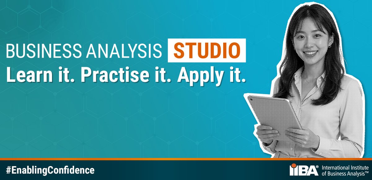IIBA's tweet photo. The Business Analysis Studio helps you build real-world business analysis skills through interactive simulations, expert feedback and exclusive learning resources. Start your FREE 7-day trial today: https://t.co/WQR5TrbBjY 

#BusinessAnalysisStudio https://t.co/cEtUW06eDg