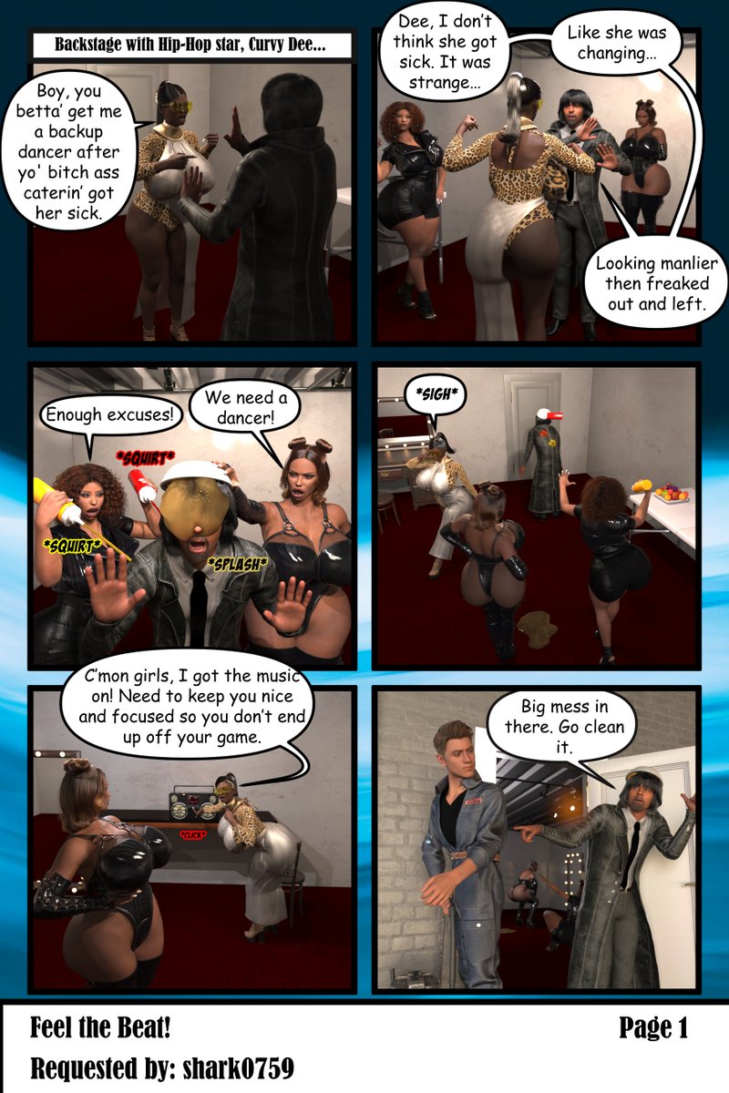 Aberrility's tweet photo. An awesome request from DeviantArt featuring tgtf, race change, and hypnosis through sexy music! Oh, and also lots of twerking! Part 1/2 #tgtf #racechange #twerk https://t.co/QSq2KXXxXq