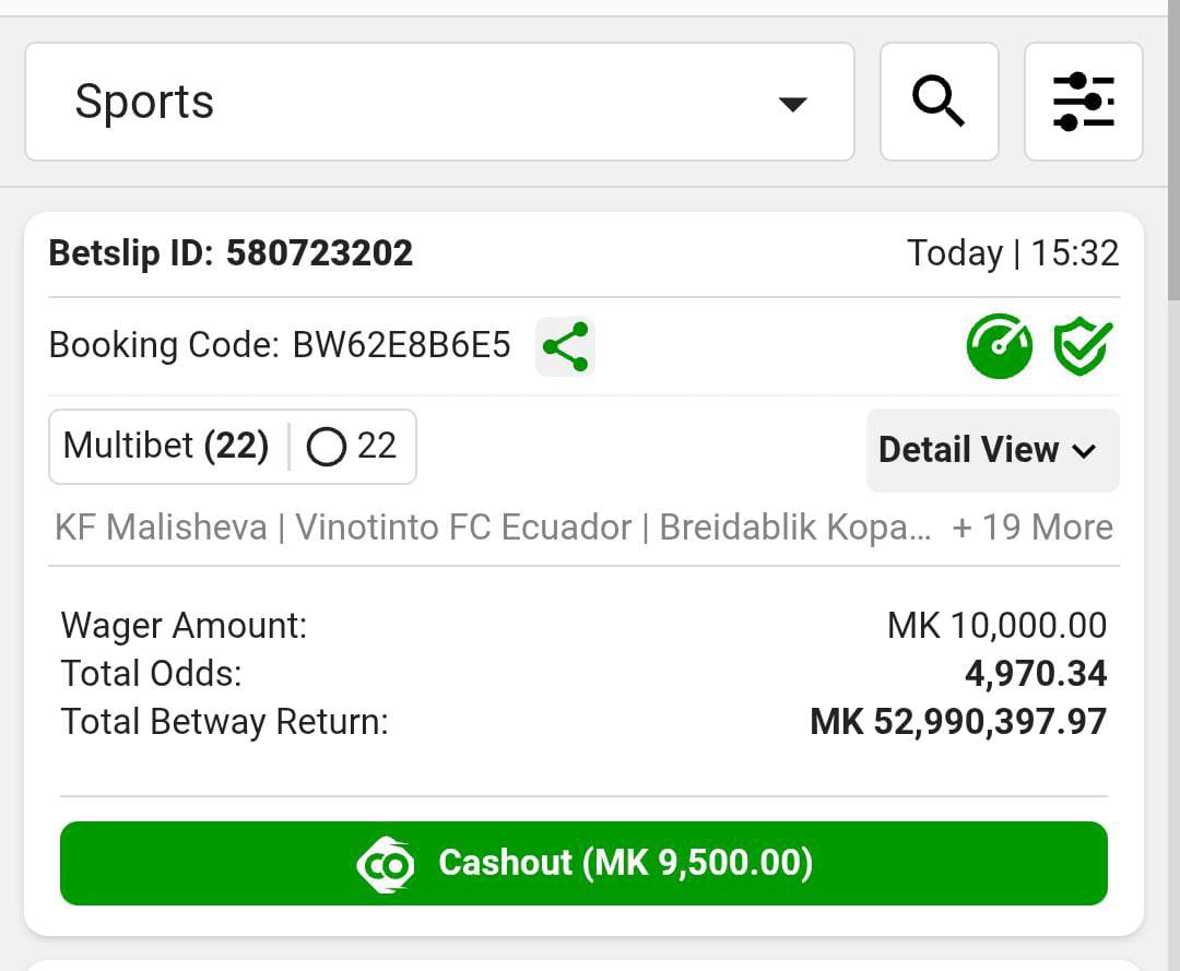 Mangwecha's tweet photo. BW62E8B6E5

4000 odds💵💵

Betwaycode 

Odds worth staking💯

50 million target💯 https://t.co/T5DCfxkmrJ