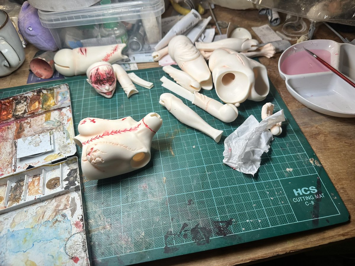 mofan1991's tweet photo. 来週はWFです、
でも今まだ塗装......

間に合いますか？www
#wf2026s https://t.co/sLtNkyMYFO