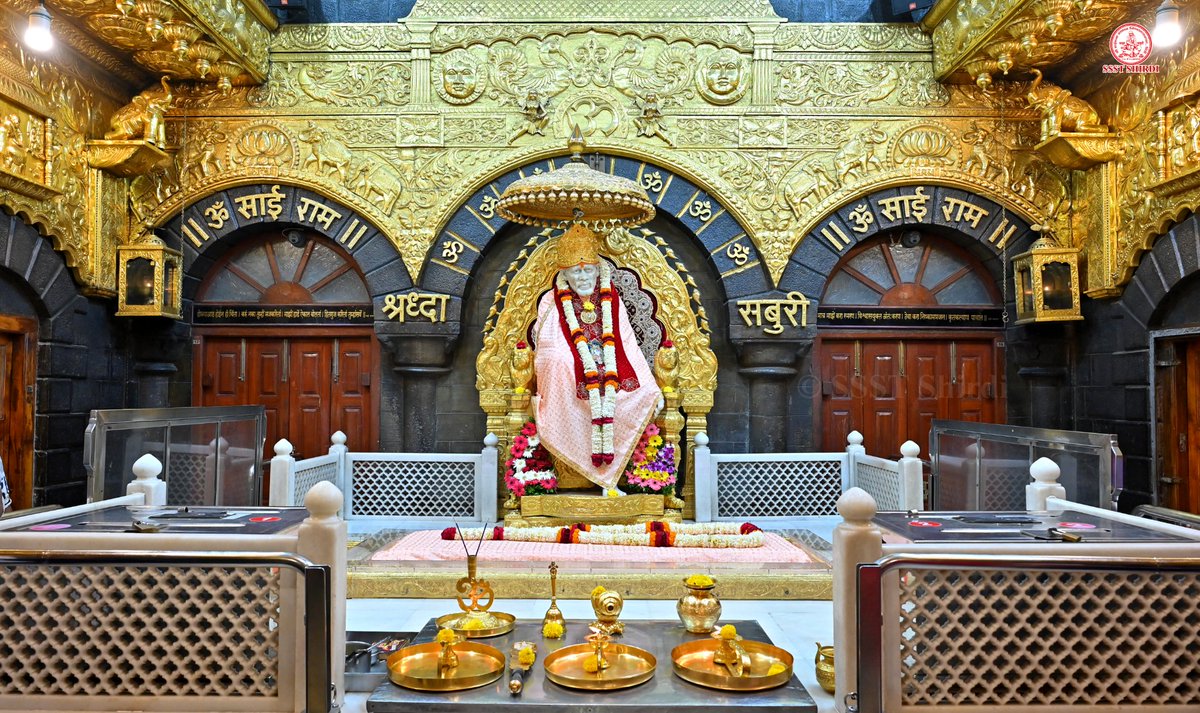 SSSTShirdi's tweet photo. *!! ॐ साई राम !!*
*श्री साईबाबा संस्थान विश्वस्त व्यवस्था,शिर्डी*
*!! ॐ Sai Ram !!*
*Shri Saibaba Sansthan Trust, Shirdi*
≈≈≈≈≈≈≈≈≈≈≈≈≈≈≈≈≈ 
*आरती :-धुपारती*
*बुधवार १५ जुलै २०२६*  
*Aarti :-Dhooparti*
*Wednesday 15 July 2026* https://t.co/Jo8zf7Pz6h