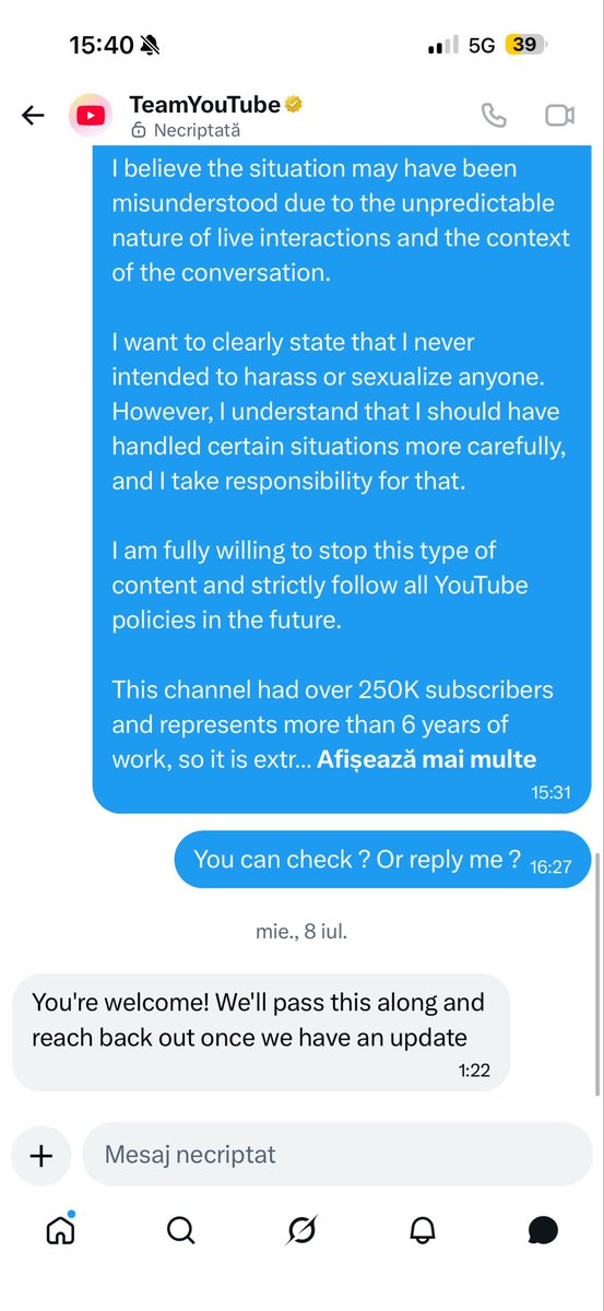 bondrix2's tweet photo. @TeamYouTube  My channel (250K subscribers) was terminated and my appeal was denied, but I believe my case was misunderstood.

I’ve already provided all details and video links via DM/email. Could you please help review or escalate this again? 🙏

Channel: https://t.co/OJFTmxB1zc https://t.co/970BcMjHs8
