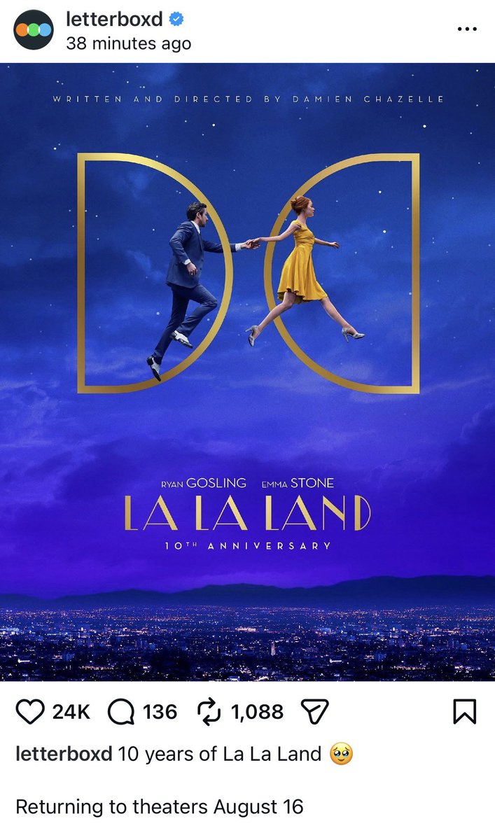 GesusOran's tweet photo. My favorite movie returning to theatres on my birthday is kinda #crazymode https://t.co/KyjkFiUbFs