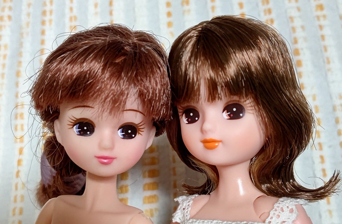【モデルリカお迎え 和髪ちゃん】 ついにフォトジェニックリカちゃんをお迎え。関節が動くので座らせやす