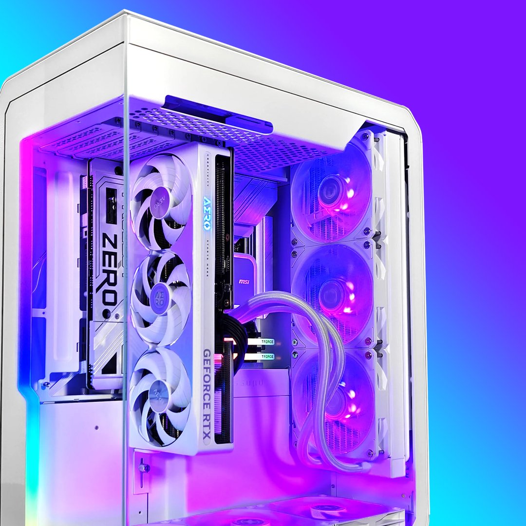 XoticPC's tweet photo. That glow is doing a lot of work. So is the cooling.
Custom liquid cooling. Clean craftsmanship. Blue, purple, and pink RGB that turns the entire build into a centerpiece.
Would you keep this color mix or run one solid color?
#CustomPC #GamingPC #PCBuild https://t.co/b8iFkqH9bR