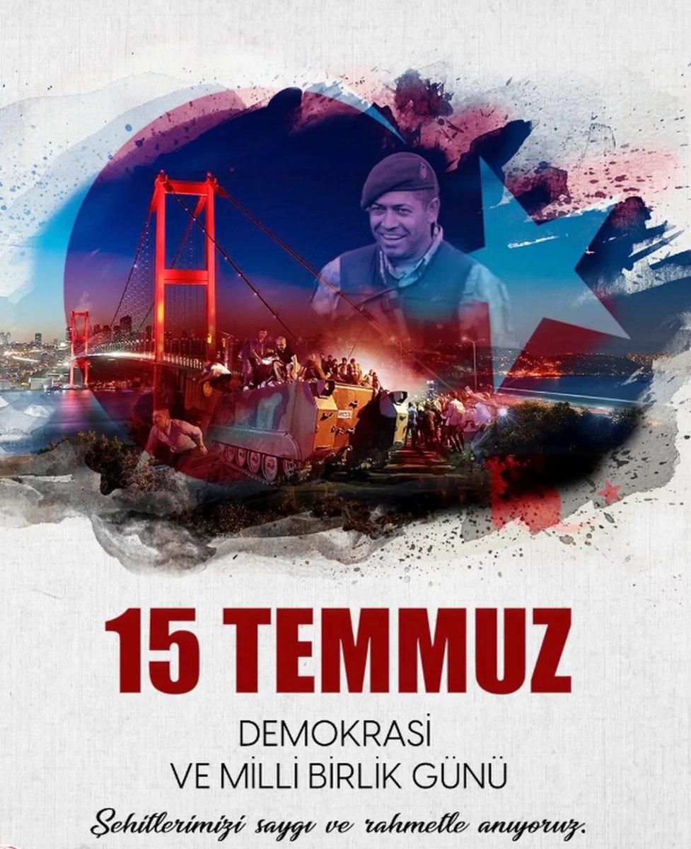 KurtalanDH's tweet photo. Milli iradenin ve demokrasinin zaferi olan 15 Temmuz'un yıl dönümünde, vatanımızın bölünmez bütünlüğü uğruna canlarını feda eden aziz şehitlerimizi rahmet ve minnetle anıyor, kahraman gazilerimize şükranlarımızı sunuyoruz. 15 Temmuz Demokrasi ve Milli Birlik Günü kutlu olsun. 🇹🇷 https://t.co/8b52N4kLe0