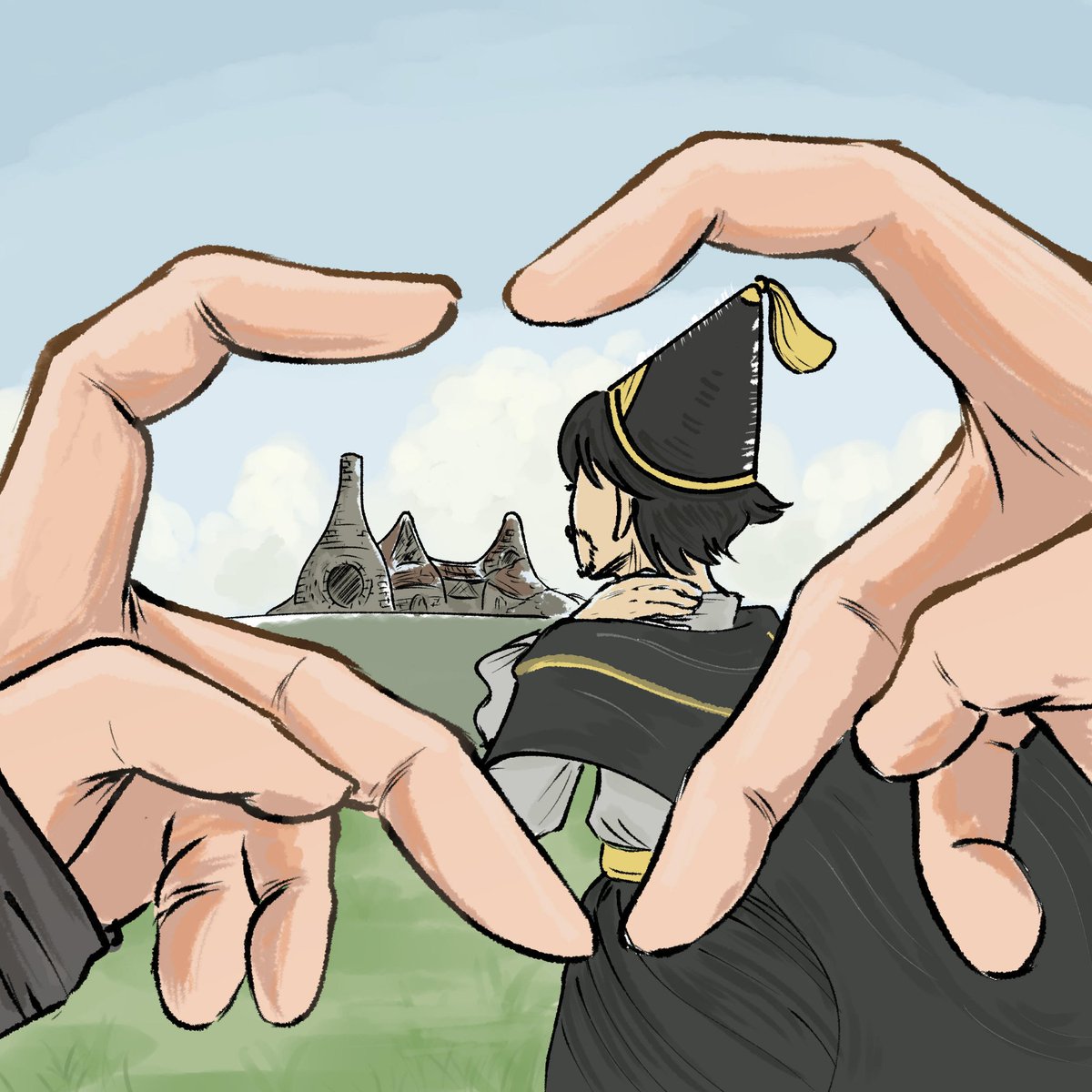 qiioru's tweet photo. #orufreyweek2026 day 3:
"This is where my heart is."
.
#WitchHatAtelier #orufrey #qiolru https://t.co/Oflp658kZX