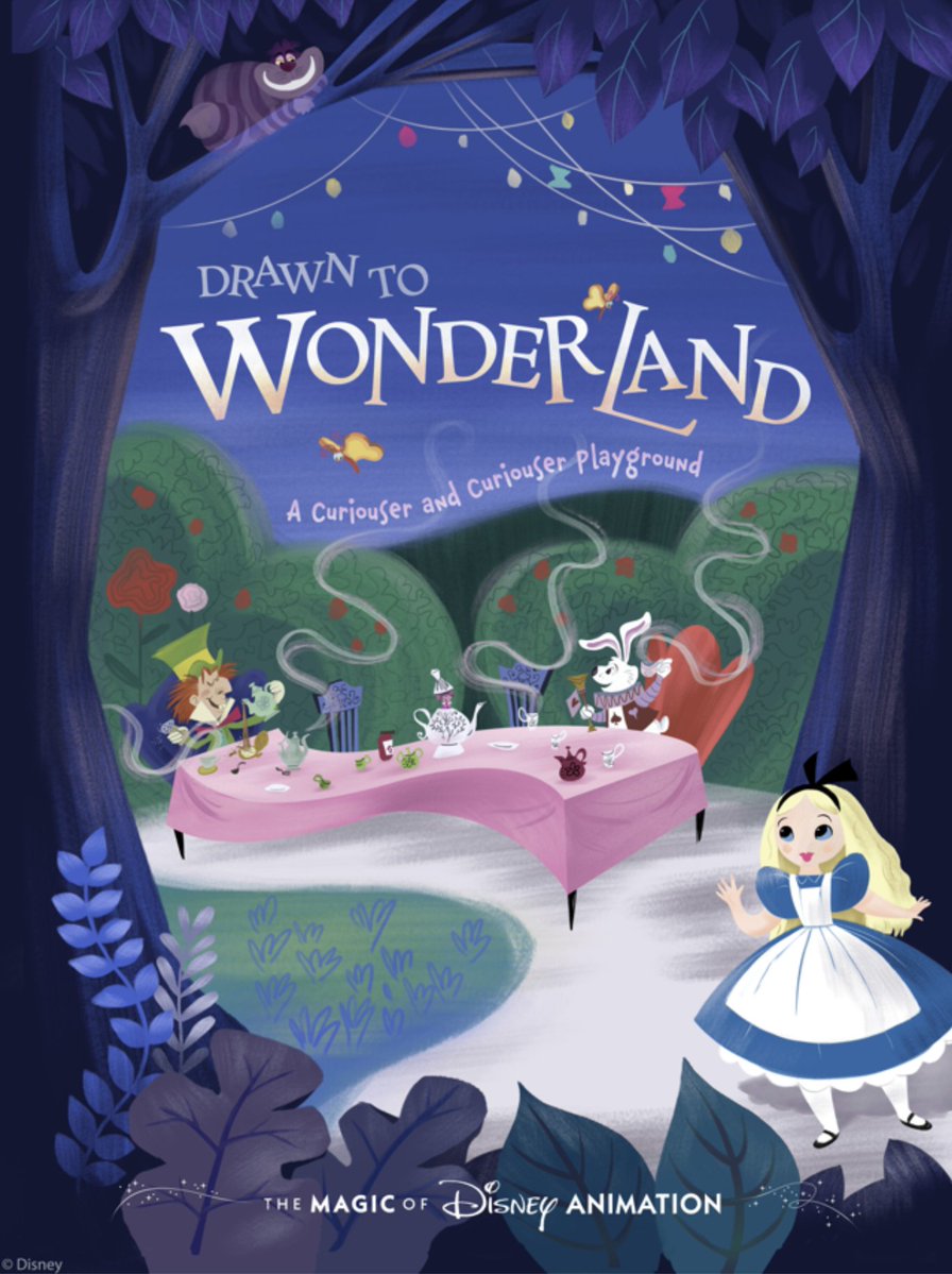 WaltDisneyWorld's tweet photo. Experiences coming to The Magic of Disney Animation when it opens September 14th at Disney's Hollywood Studios:
 
🛝 Slide around in the Alice in Wonderland themed playground
⛄ Learn to draw with Olaf
✨ Spot some of your favorite friends at "Off the Page!"
📽️ Enjoy Once Upon A Studio