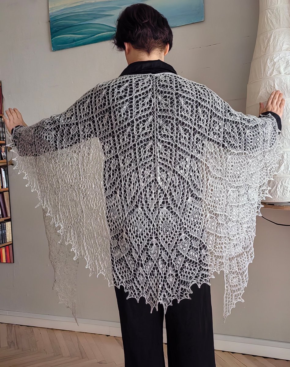 Riya_Craft's tweet photo. #отчетное. Меринос "хаапсалу", схема от моей любимой мастерицы Анны Даниловой. https://t.co/D0A1cEwJxh