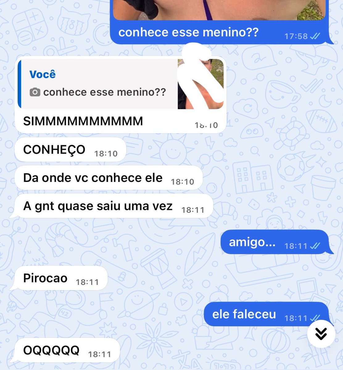 kalani_braga's tweet photo. pensando nesse diálogo DEMONÍACO que tive com meu amigo esses dias 💀 https://t.co/r1Wu9DoT9s