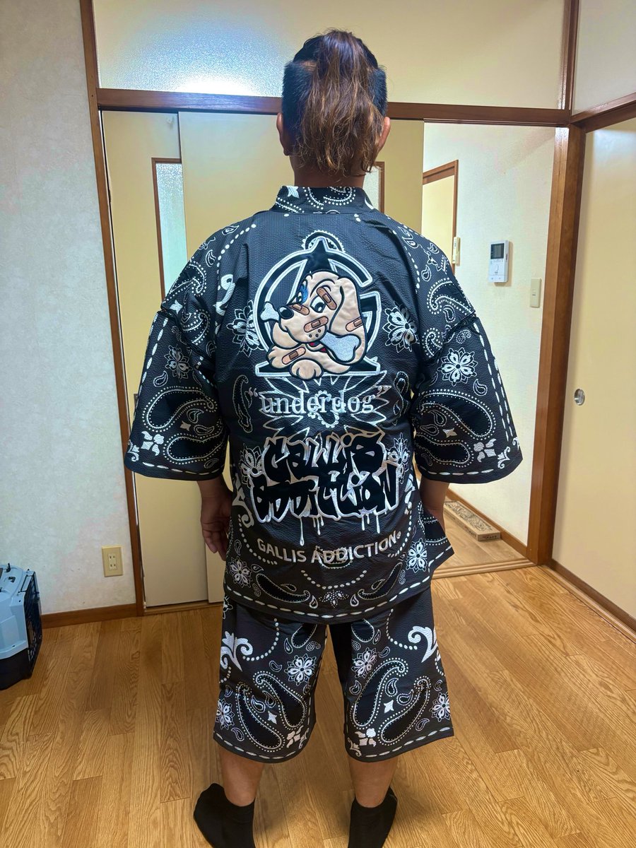 sirius556d's tweet photo. GALFYの甚平かっこよすぎて買っちゃった！
これでお祭り行くの楽しみだな☺️☺️ https://t.co/761TYvyvjc