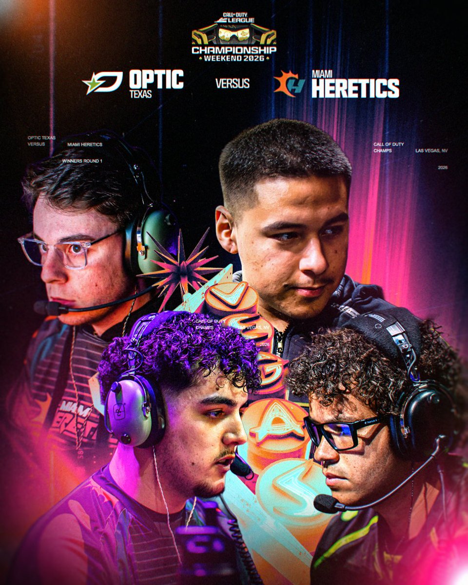 CODLeague's tweet photo. The three-peat campaign starts here. 💍

@OpTicTexas 🆚 @MiamiHeretics 

🗓️ Thursday, July 16th
⏰ 4:30pm PDT | 7:30pm EDT https://t.co/AHt9QHgZOC