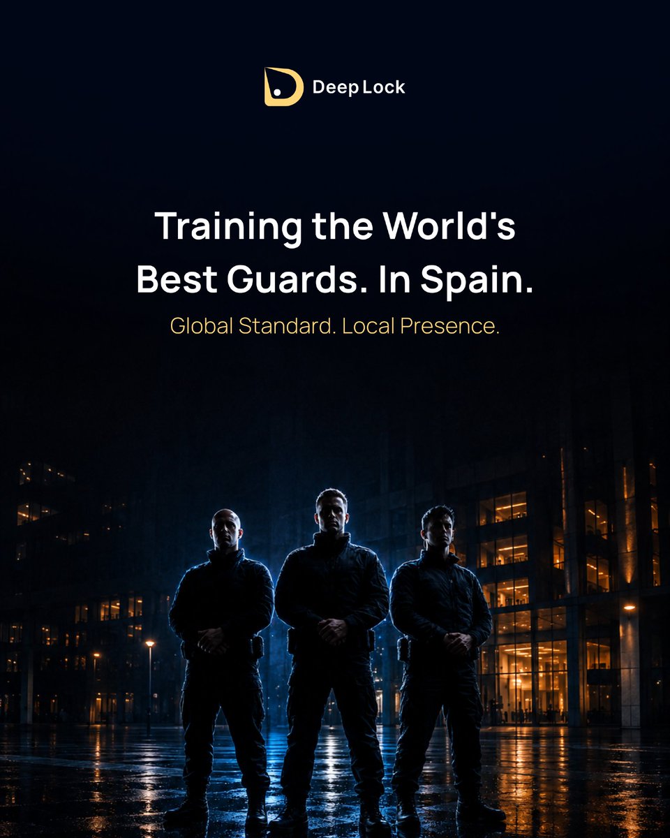 DeepLockApp's tweet photo. Why We're Building a Training Base in Spain
If DeepLock is going global, every patrol officer in every city needs to meet the same standard.
That's why we're building a training base in Spain.
Not because it's a nice headquarters.
Because it's where we develop and codify the DeepLock Security Standard — the protocols, the training, the response framework that will apply in New York, London, Tokyo, or São Paulo.
Think of it like McDonald's Hamburger University.
Except for elite personal security professionals.
A licensed patrol in NYC and a licensed patrol in London should operate with identical protocols, identical training, identical quality of response.
That's what scales. That's what builds trust.
This is infrastructure thinking. Not startup thinking.