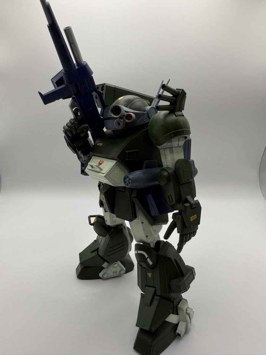 vsuper_tomcat's tweet photo. スコープドッグターボカスタム完成！
VRC模型同好会のVRCMAX塗りコンに向けて制作しました〜！
#VRCMAX塗りコン https://t.co/ta05yTBsZS