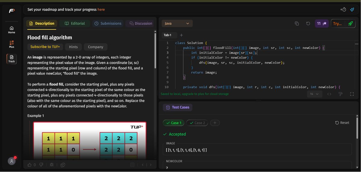 swetha_586's tweet photo. 🎉 Day 45/45 ✅
🔹 Distinct Numbers in Each Subarray
🔹 K-th Largest Element in an Unsorted Array
🔹 Flood Fill Algorithm
Completed the #SDESheetChallenge! 🚀
45 days of learning, consistency, and growth. This is just the beginning. 💪
#DSA @takeUforward_  @striver_79 https://t.co/jFfPDSpNr4